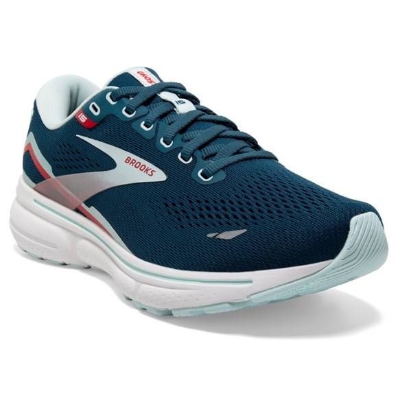 Brooks Shoes - Brooks Ghost 15  Women's Blue and White Athletic Shoes